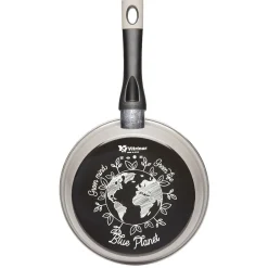 2 poêles en acier émaillé