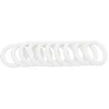 Anneau de rideau Ø42 mm plastique Blanc x10