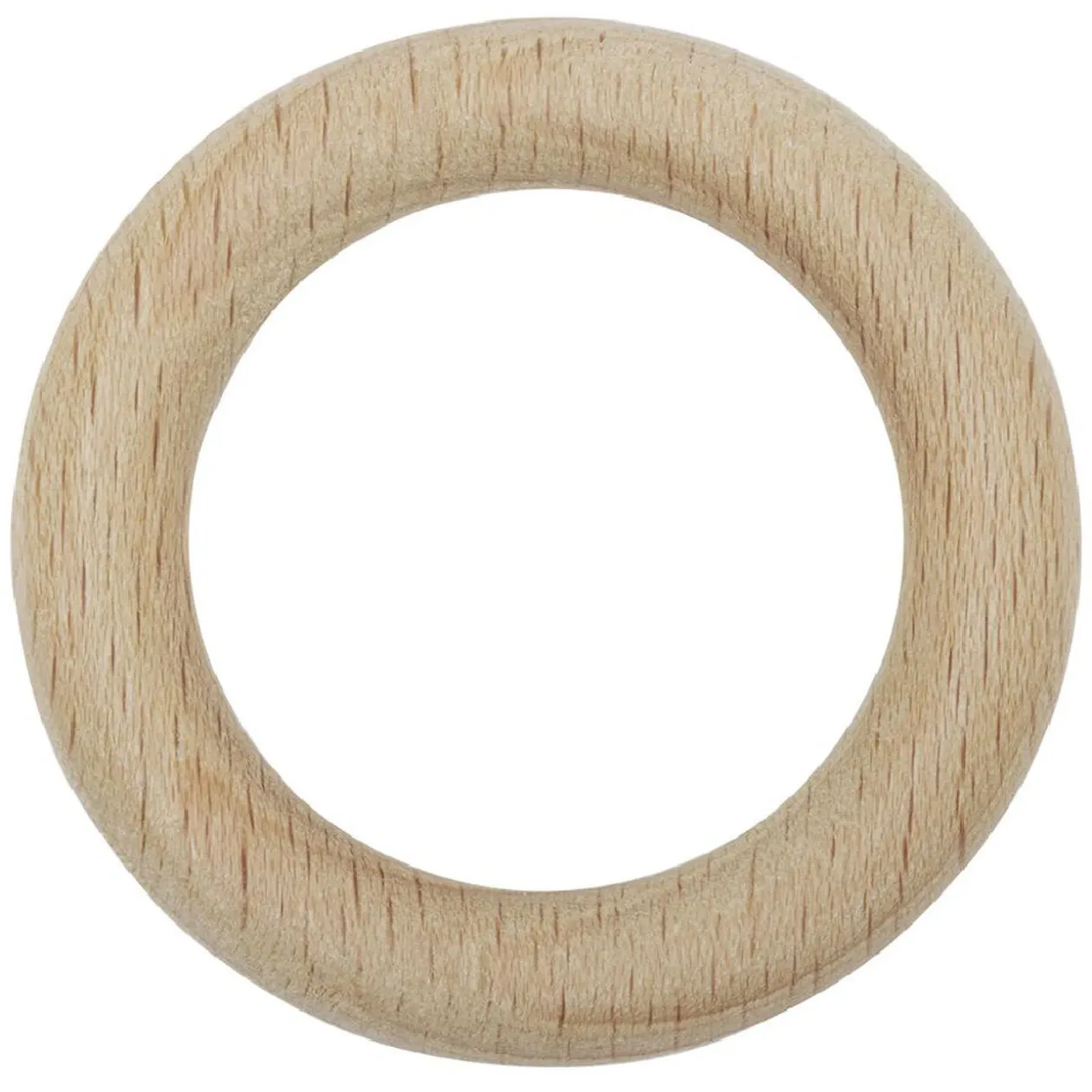 Anneau de rideau en bois certifié FSC® naturel Ø42 mm x10