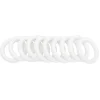Anneau pour barre de rideau Ø56 mm plastique Blanc x10