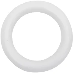 Anneau pour barre de rideau Ø56 mm plastique Blanc x10