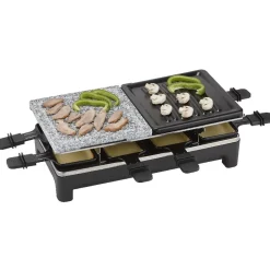 Appareil à raclette avec pierre de cuisson 8 personnes 1500W