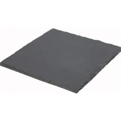 Assiette à dessert ardoise carrée