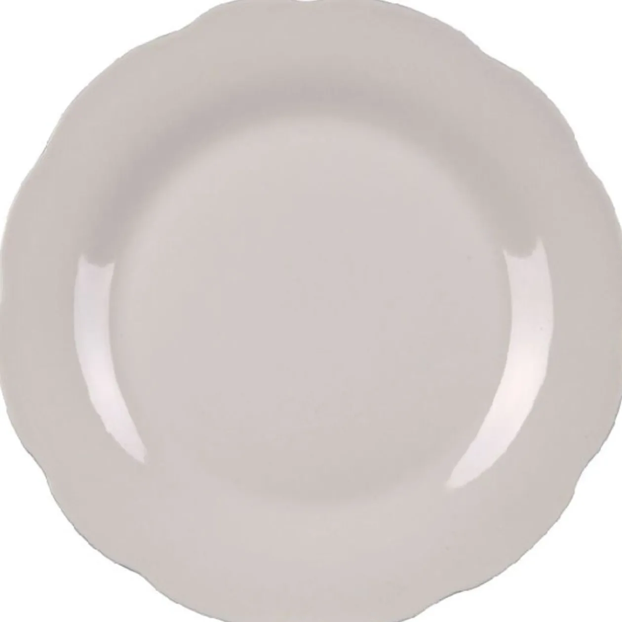 Assiette à dessert blanche