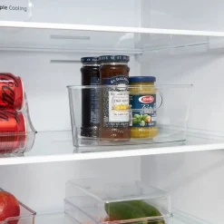 Bac de rangement triangulaire transparent pour frigo 3L