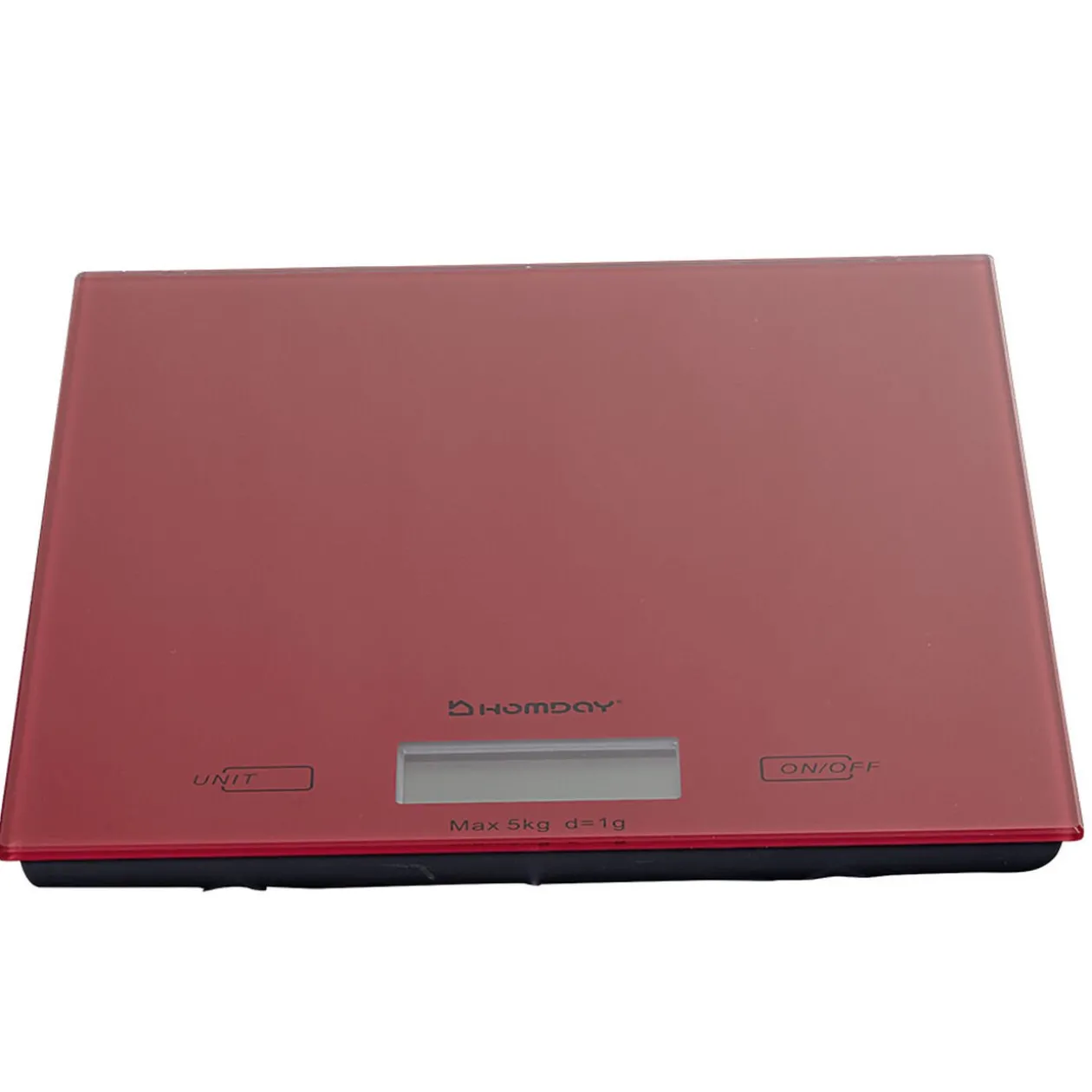 Balance de cuisine électronique et tactile rouge Homday
