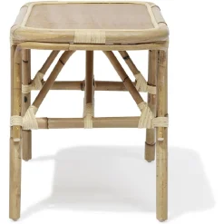 Banc bout de lit Malang rotin naturel - L80xP40xH46 cm