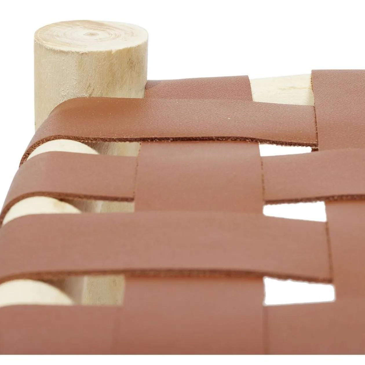 Banc bout de lit Terra bois marron - L60xP34xH43 cm