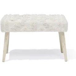 Banc bout de lit Tiago beige - L60xP32xH40 cm