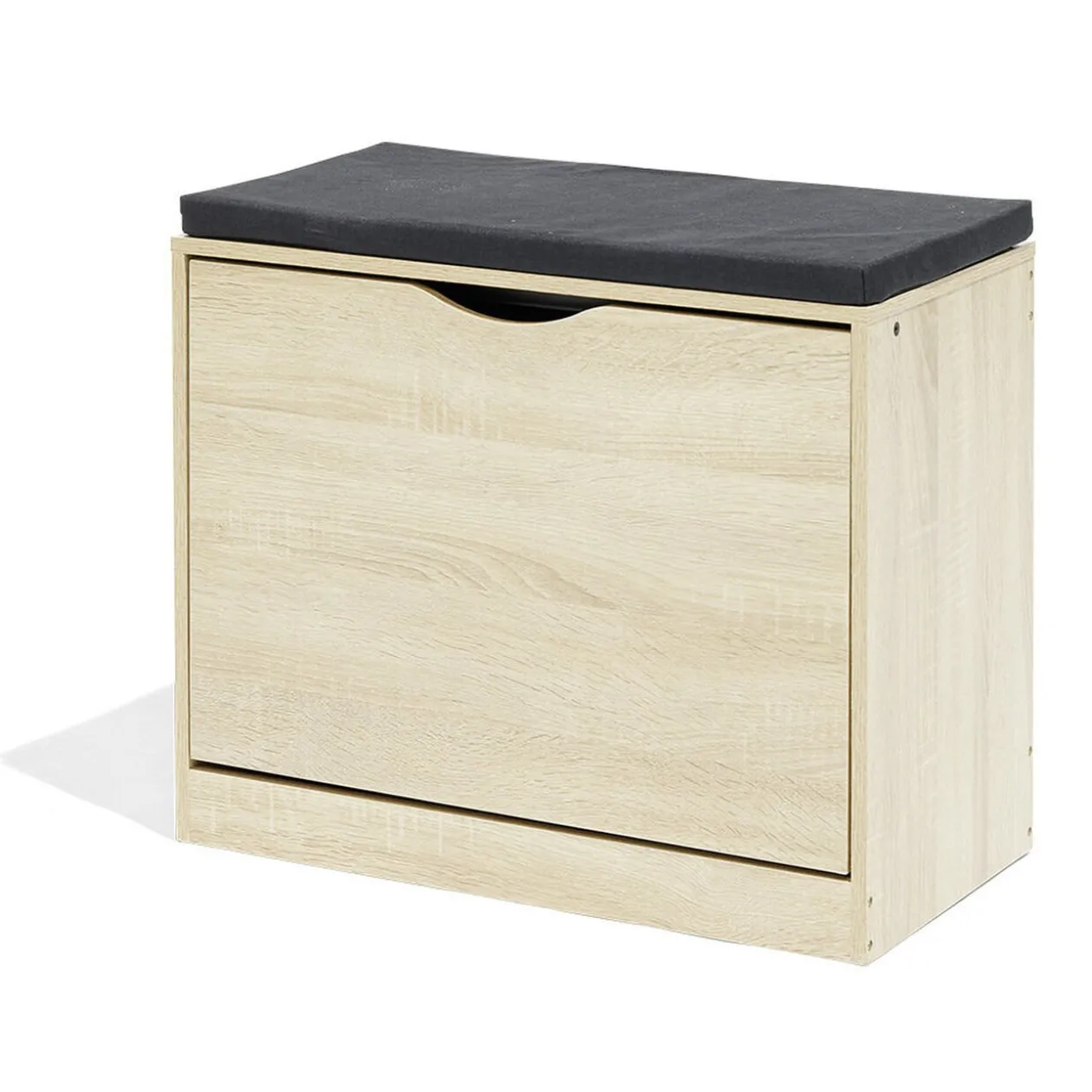 Banc range-chaussures Krys naturel 60x30xH51cm