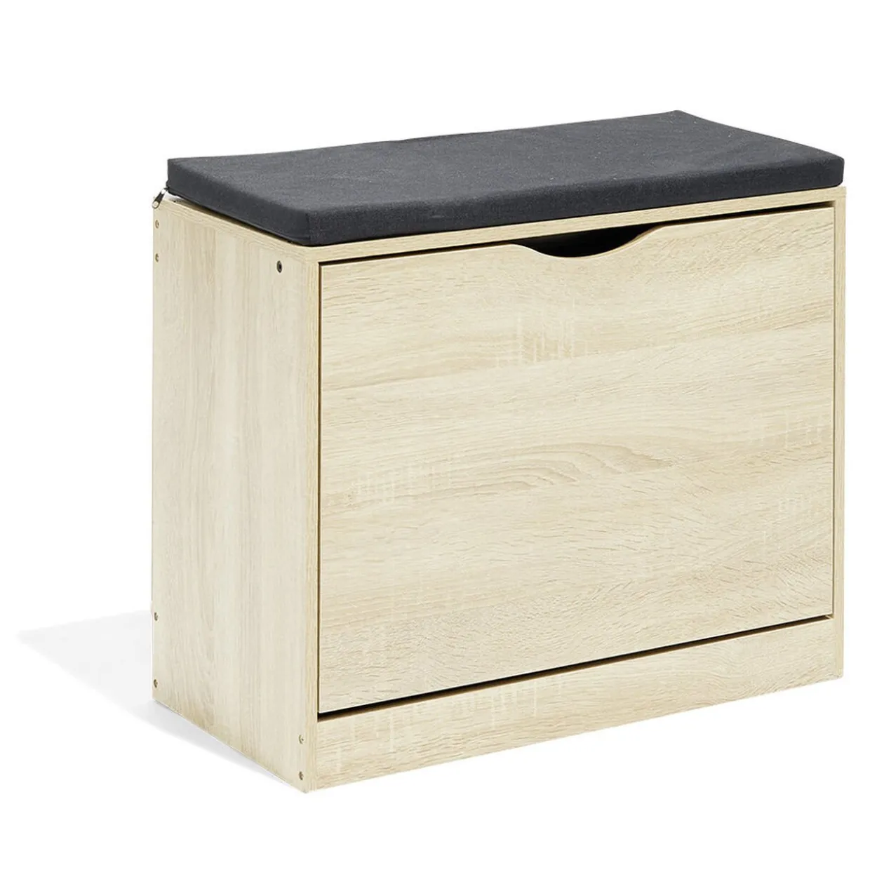 Banc range-chaussures Krys naturel 60x30xH51cm