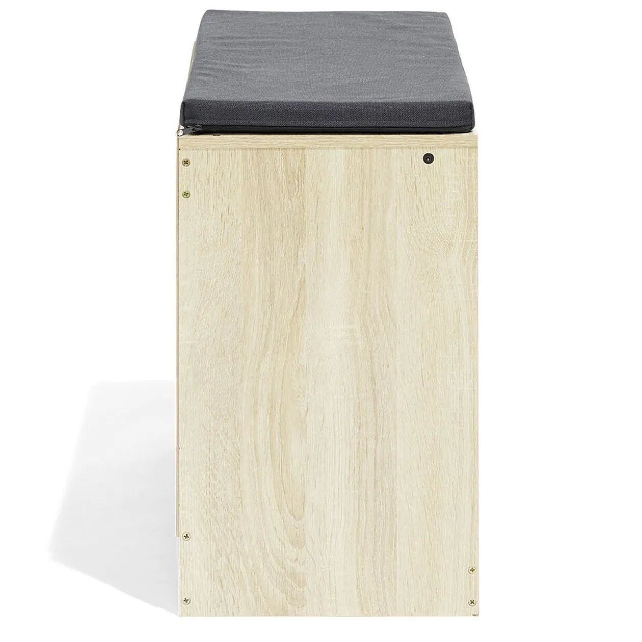 Banc range-chaussures Krys naturel 60x30xH51cm