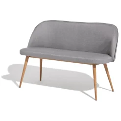 Banquette 2 places Sofia grise