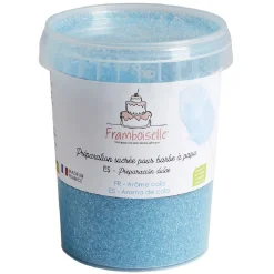 Barbe à papa sucrée bleu 350g
