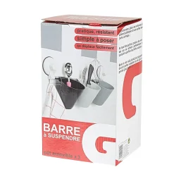 Barre à suspendre et 3 pots amovibles