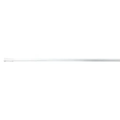 Barre de douche extensible blanche 110/200 cm