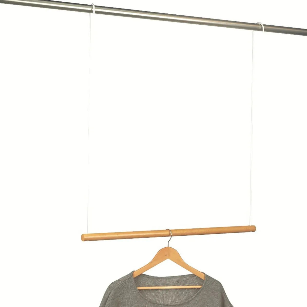 Barre suspendue pour penderie