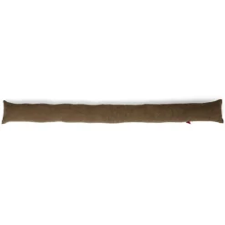Bas de porte avec fixation adhésive tissu vert kaki Ø8xL90cm