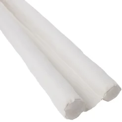 Bas de porte double Ø5xL90cm polyester beige