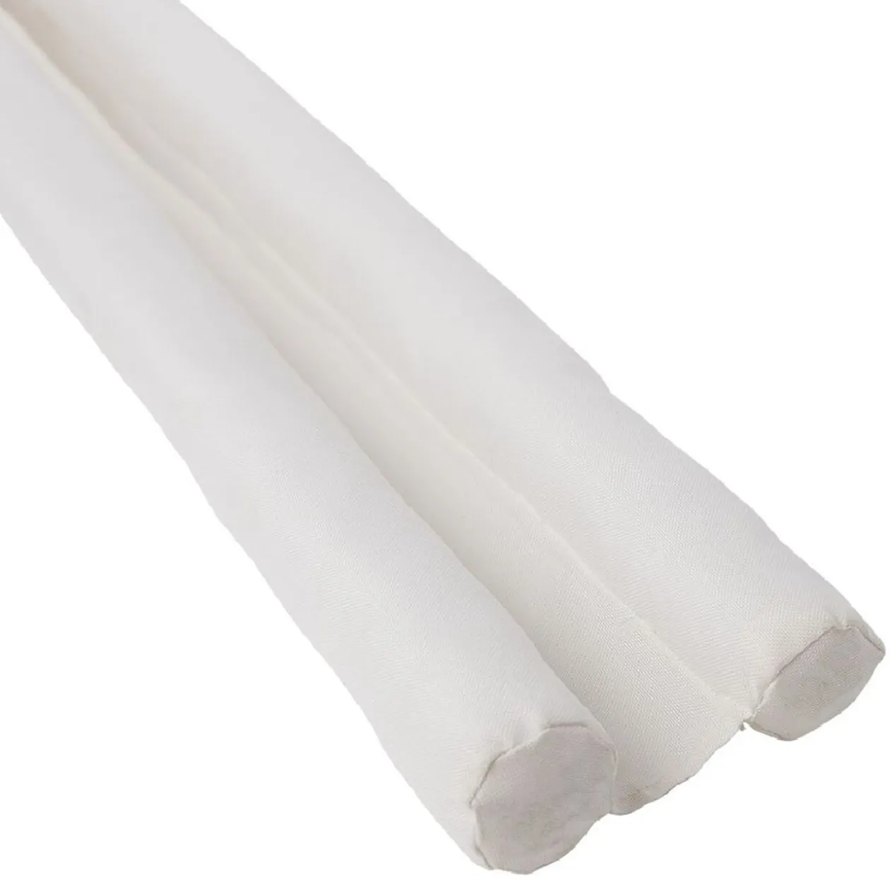 Bas de porte double Ø5xL90cm polyester beige