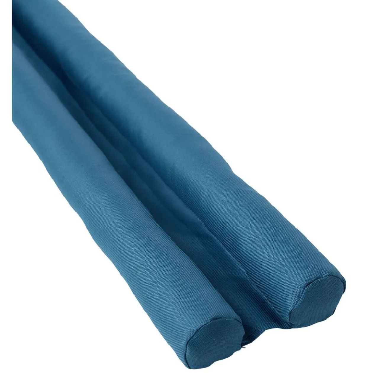 Bas de porte double Ø5xL90cm polyester bleu
