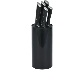 Bloc couteaux universel rond noir