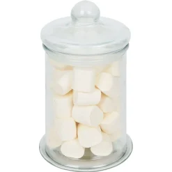 Bocal en verre transparent avec couvercle hermétique 1,75L - H.19cm