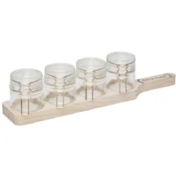 Bocal encastrable x4 avec planche de service