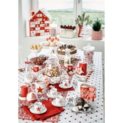 Bonbonnière transparente forme sapin