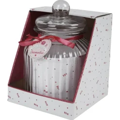 Bonbonnière transparente hermétique en verre 3 L