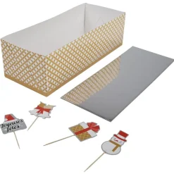 Boîte à bûche en carton