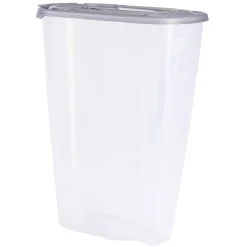 Boîte à céréales gris et blanc 2L