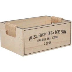 Boîte à oeufs en bois