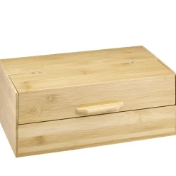 Boîte à pain en bambou naturel