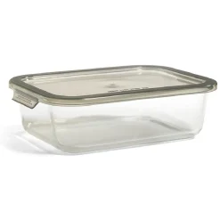 Boîte alimentaire en verre avec couvercle étanche à clips 1,5L