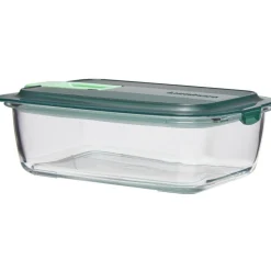Boîte alimentaire Luminarc verre Esay Box transparent et vert 122 cl