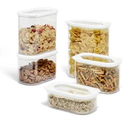 Boîte alimentaire plastique x5