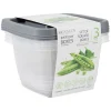 Boîte conservation plastique 1,36L x3