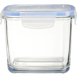 Boîte de conservation en verre hermétique L14xl11,9xH9,4 cm