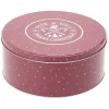 Boîte ronde en métal pour gâteaux de Noël