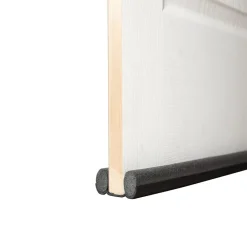 Boudin isolant pour bas de porte polyester gris