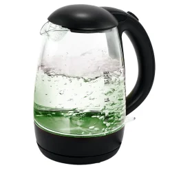 Bouilloire LED sans fil couleurs variables Homday en verre 1,7 L