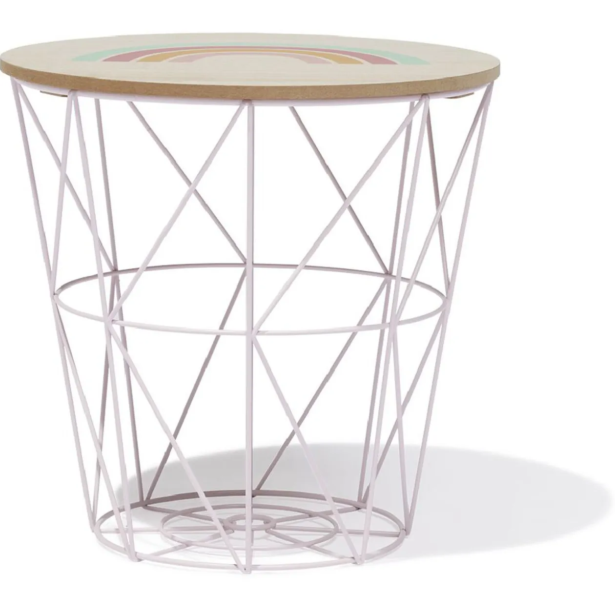 Bout de canapé Alix Rose - Ø31,5xH31cm