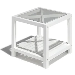 Bout de canapé blanc Cardiff