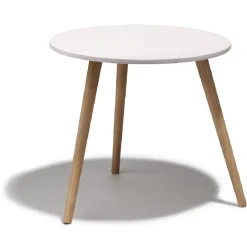 Bout de canapé Charlotte avec plateau rose