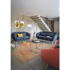 Bout de canapé coffre Kuub vert olive