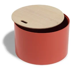 Bout de canapé coffre Kuub terracotta