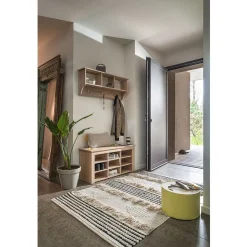 Bout de canapé coffre Kuub jaune canari