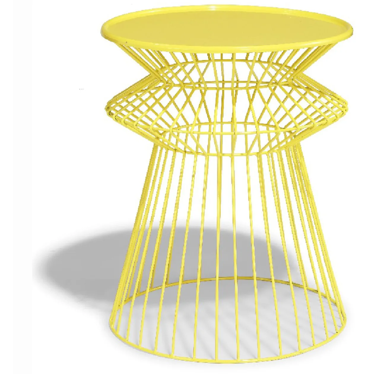 Bout de canapé Fanzy jaune