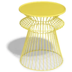 Bout de canapé Fanzy jaune